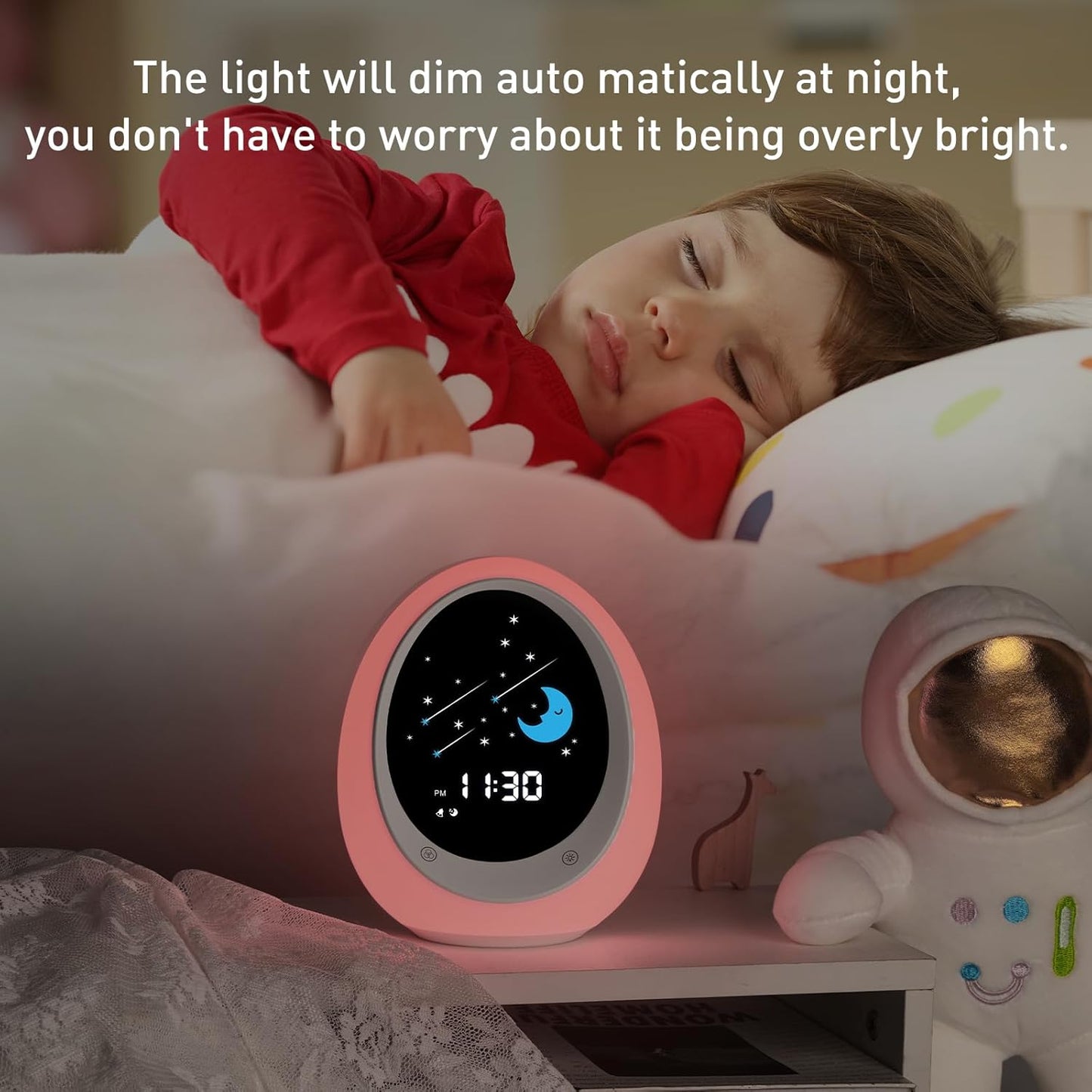 Stop Early Wake-Ups – Smart OK to Wake Kids Alarm Clock with Sleep Training & Sound Machine