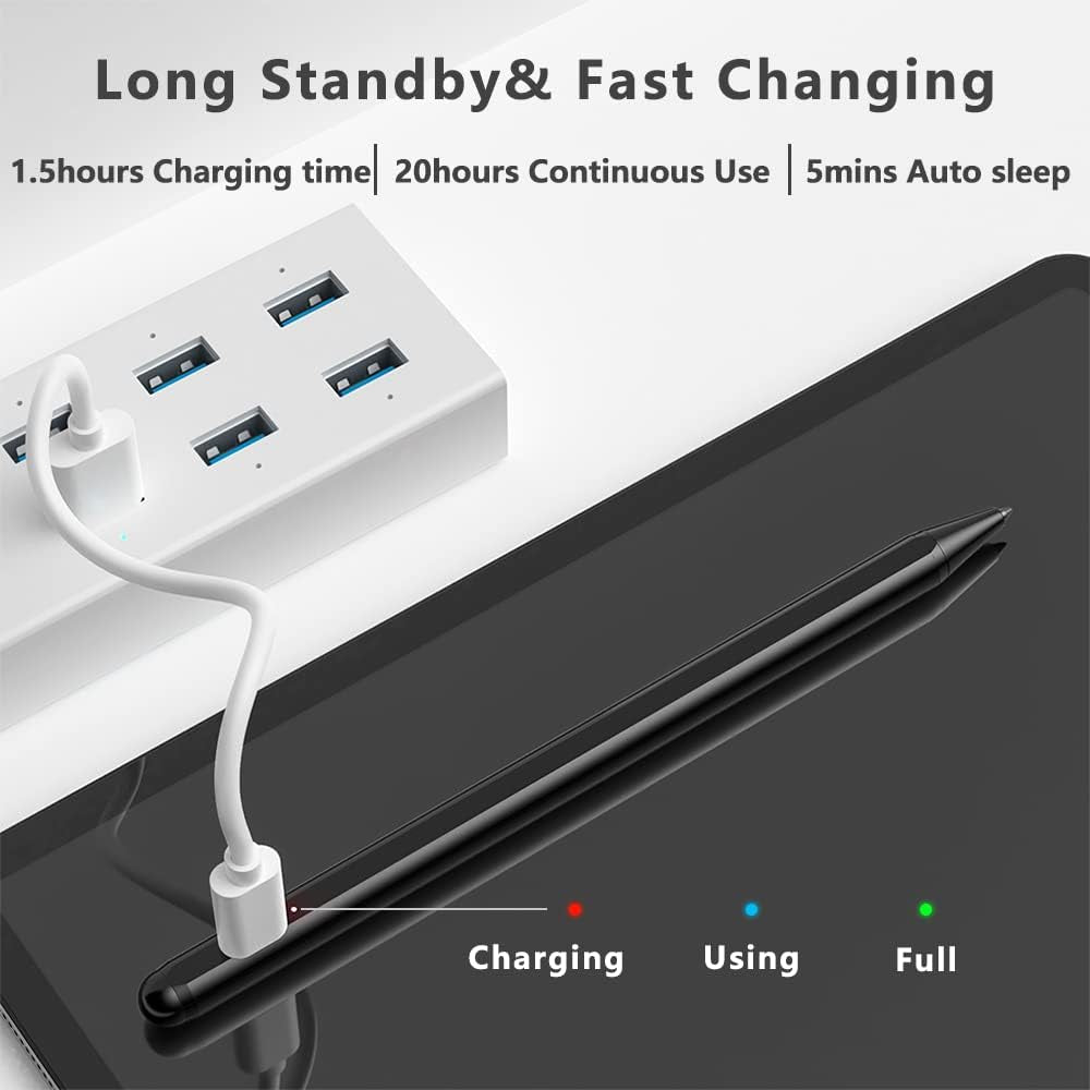 XIRON iPad Stylus – Fine Tip, Palm Rejection, Smart Touch