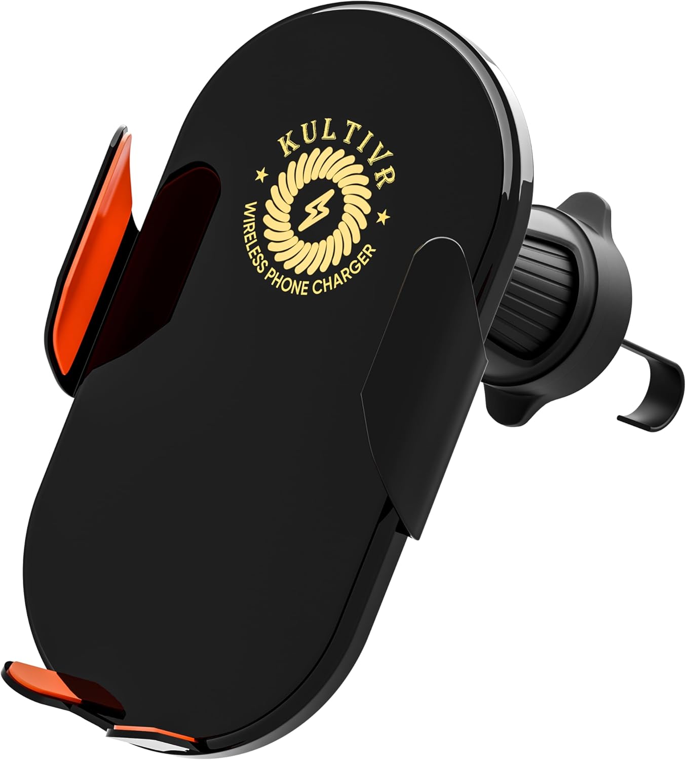 2025 Premium Wireless Car Phone Holder Charger – Auto-Clamping, MagSafe, Built-In Battery, Fast 15W Charging, Universal for iPhone & Android