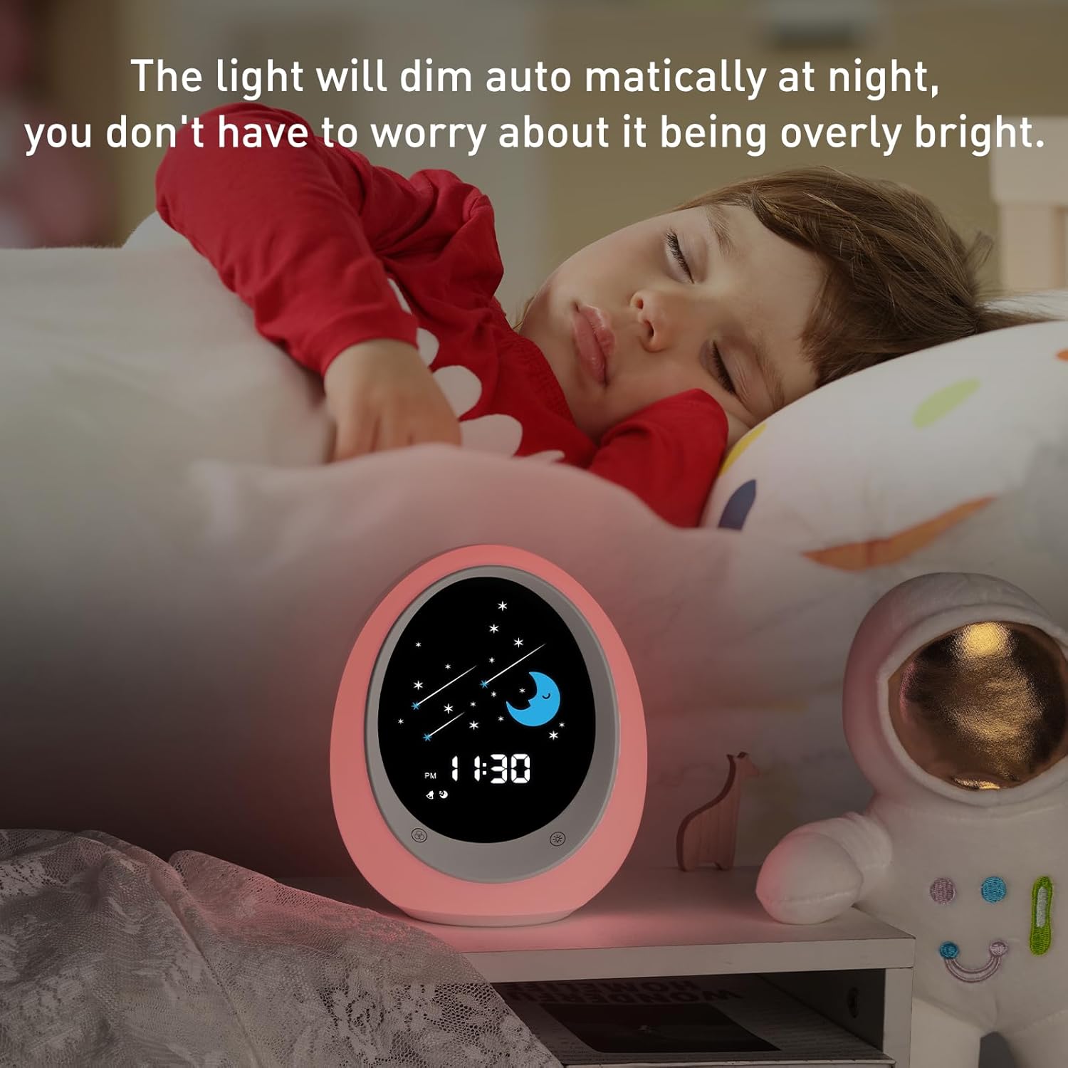 Stop Early Wake-Ups – Smart OK to Wake Kids Alarm Clock with Sleep Training & Sound Machine