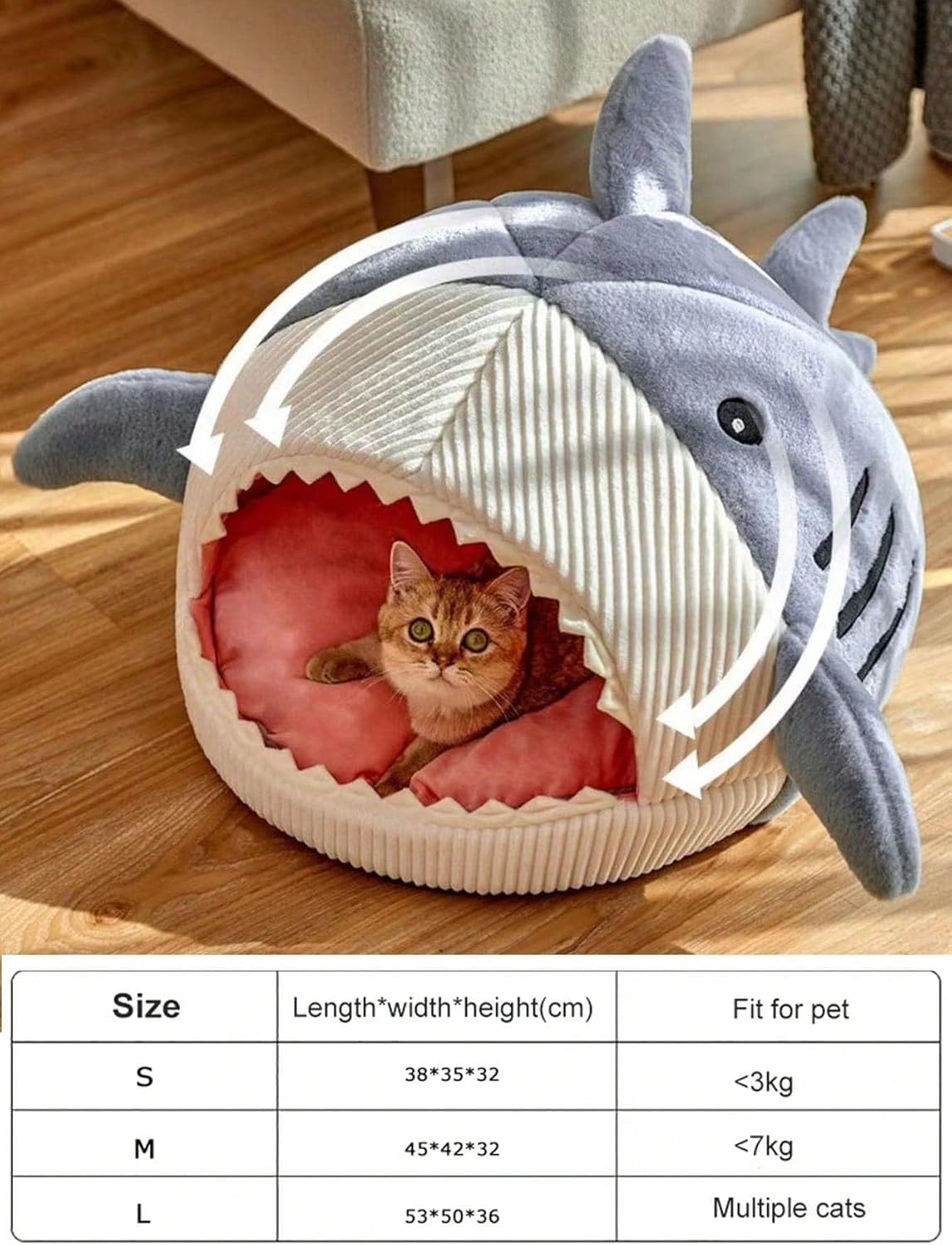 Shark Nest Calming Bed