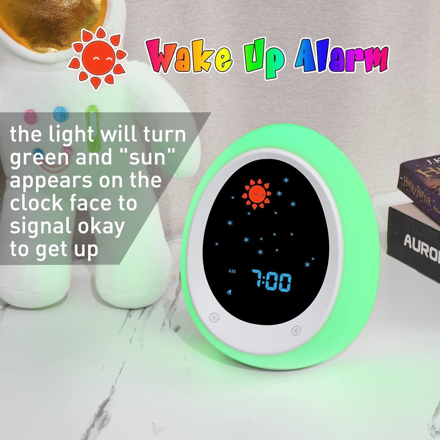 Stop Early Wake-Ups – Smart OK to Wake Kids Alarm Clock with Sleep Training & Sound Machine