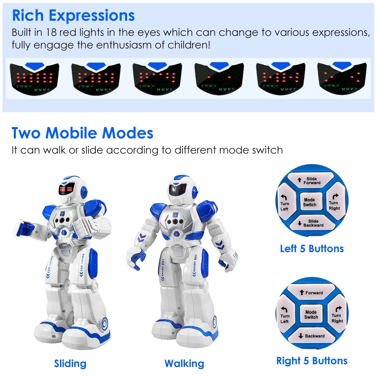 Moclever Smart Dancing Robot with Remote – Interactive Learning & Fun Toy