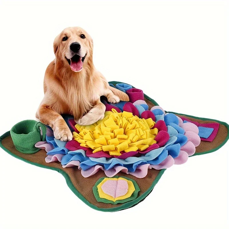 Interactive Sniffing Training Mat for Dogs and Cats | Stress Relief, Slow Feeding & Enrichment Activity Blanket