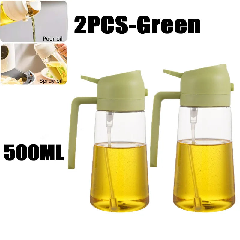 ⭐ Oil Spray Bottle for Cooking – 200ml / 300ml / 500ml Refillable Olive Oil Sprayer for BBQ, Baking & Air Fryer