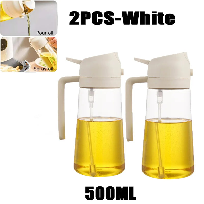 ⭐ Oil Spray Bottle for Cooking – 200ml / 300ml / 500ml Refillable Olive Oil Sprayer for BBQ, Baking & Air Fryer