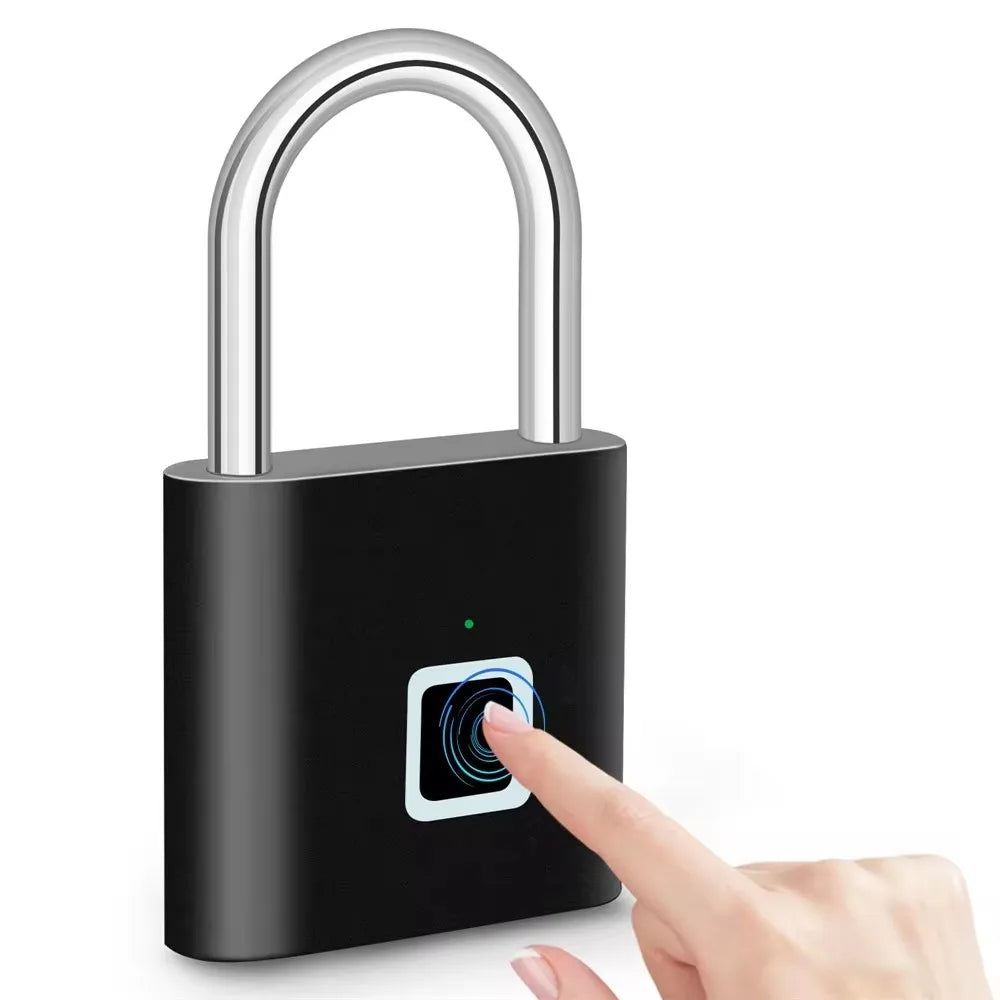 KERUI Smart Fingerprint Padlock – 0.2s Instant Unlock, Waterproof, Anti-Theft, USB Rechargeable