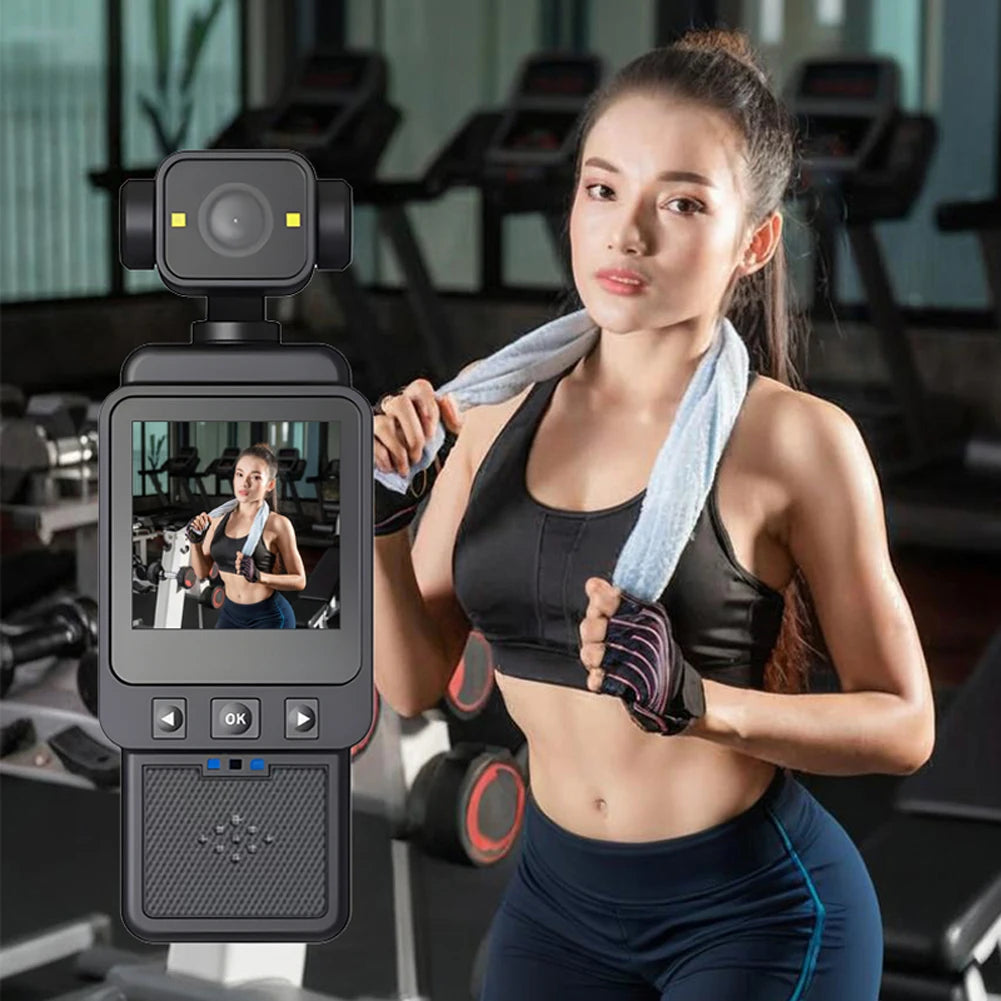 Mini 1080P WiFi Pocket Camera – Rotating Lens Body Cam