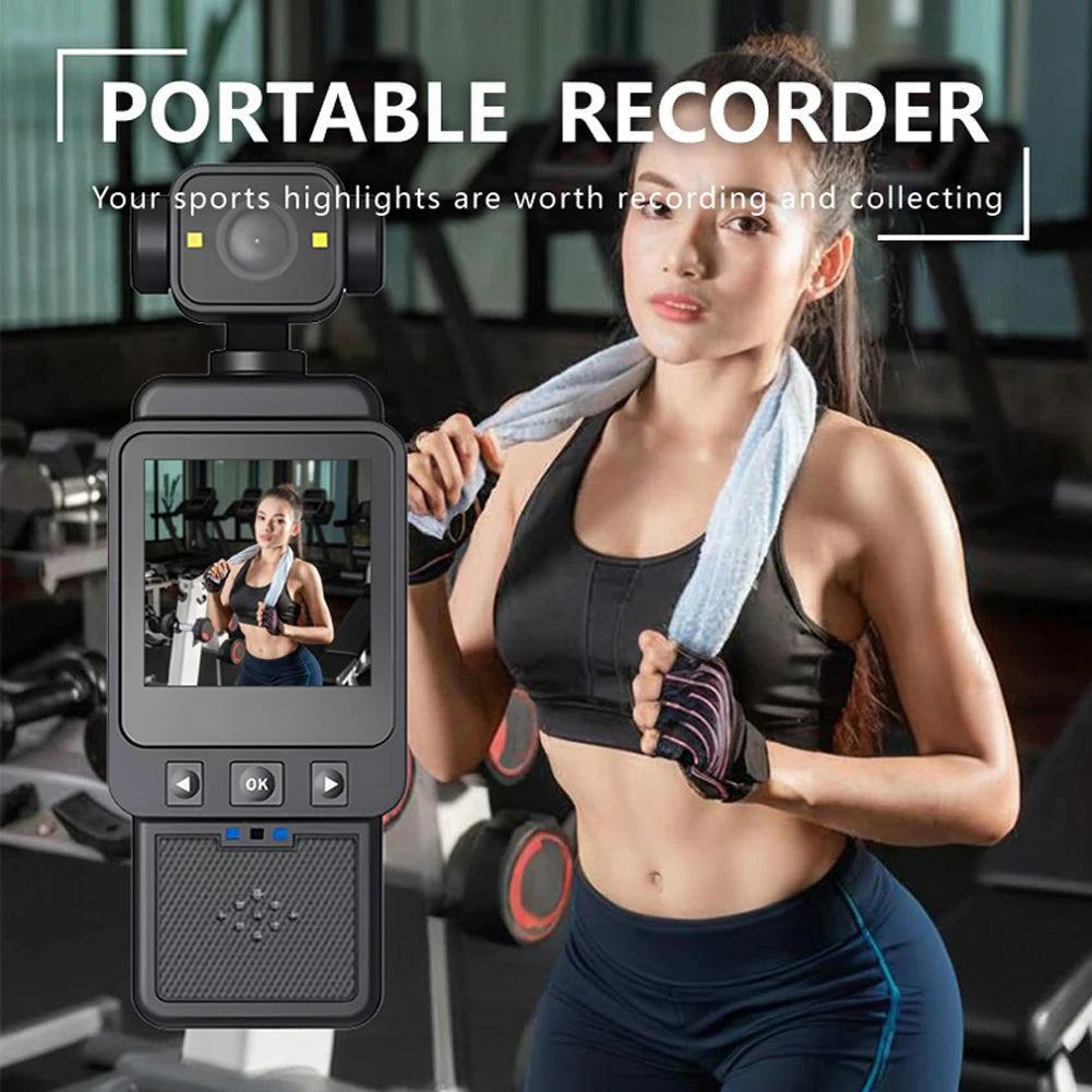 Mini 1080P WiFi Pocket Camera – Rotating Lens Body Cam