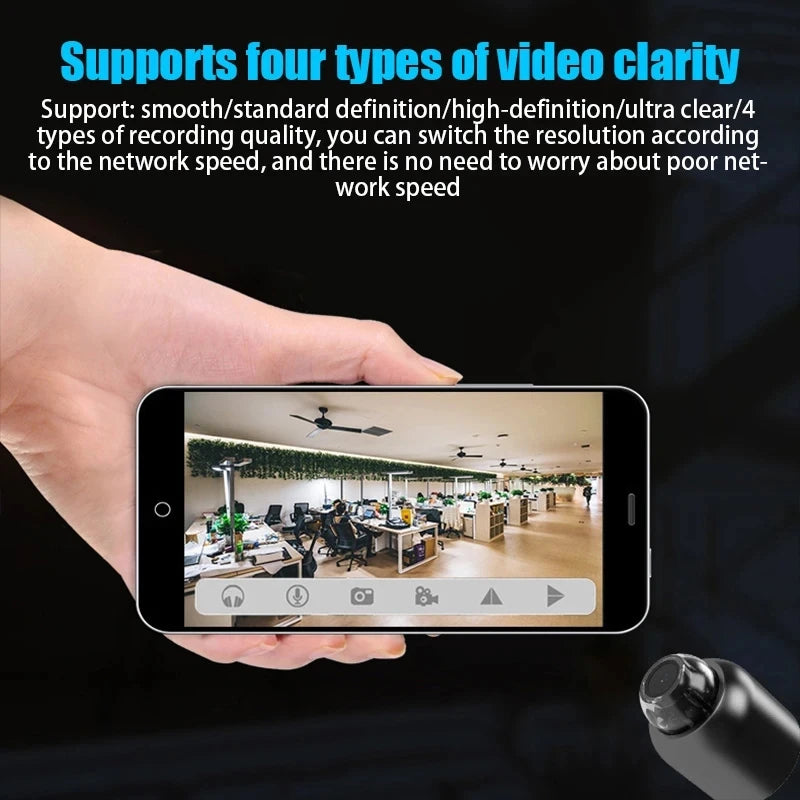 1080P X5 Mini WiFi Camera – Night Vision & Motion Detection