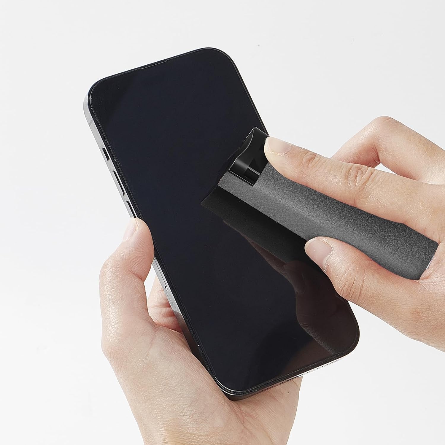 YTT 2-in-1 Touchscreen Mist Cleaner – Spray & Microfiber Cloth for Phones, Laptops & Tablets (Grey)