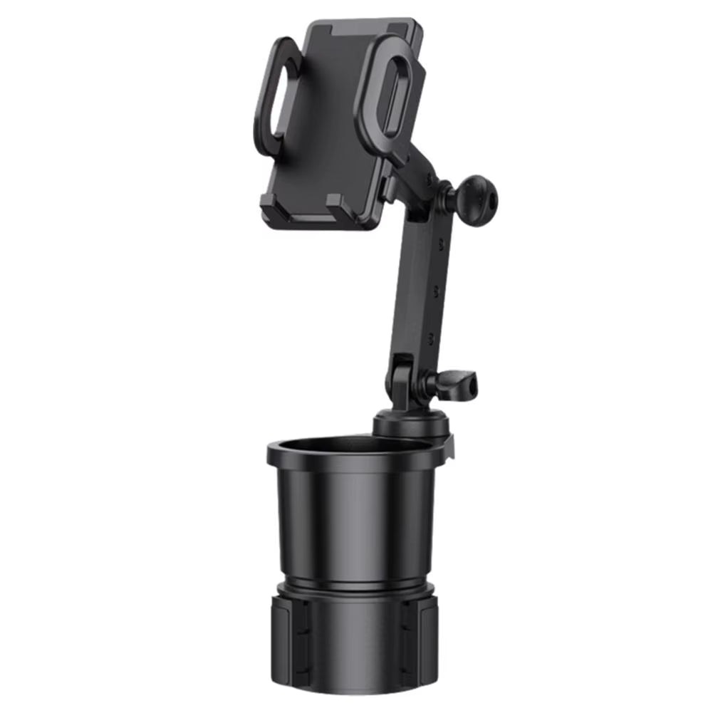 2 in 1 Adjustable Car Cup & Phone Holder — Secure, Multifunctional, Universal Fit