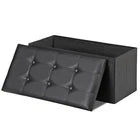 Storage Ottoman Bench Foot Rest Stool for Bedroom Entryway Living Room