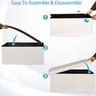 Storage Ottoman Bench Foot Rest Stool for Bedroom Entryway Living Room