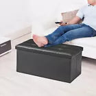 Storage Ottoman Bench Foot Rest Stool for Bedroom Entryway Living Room