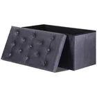 Storage Ottoman Bench Foot Rest Stool for Bedroom Entryway Living Room