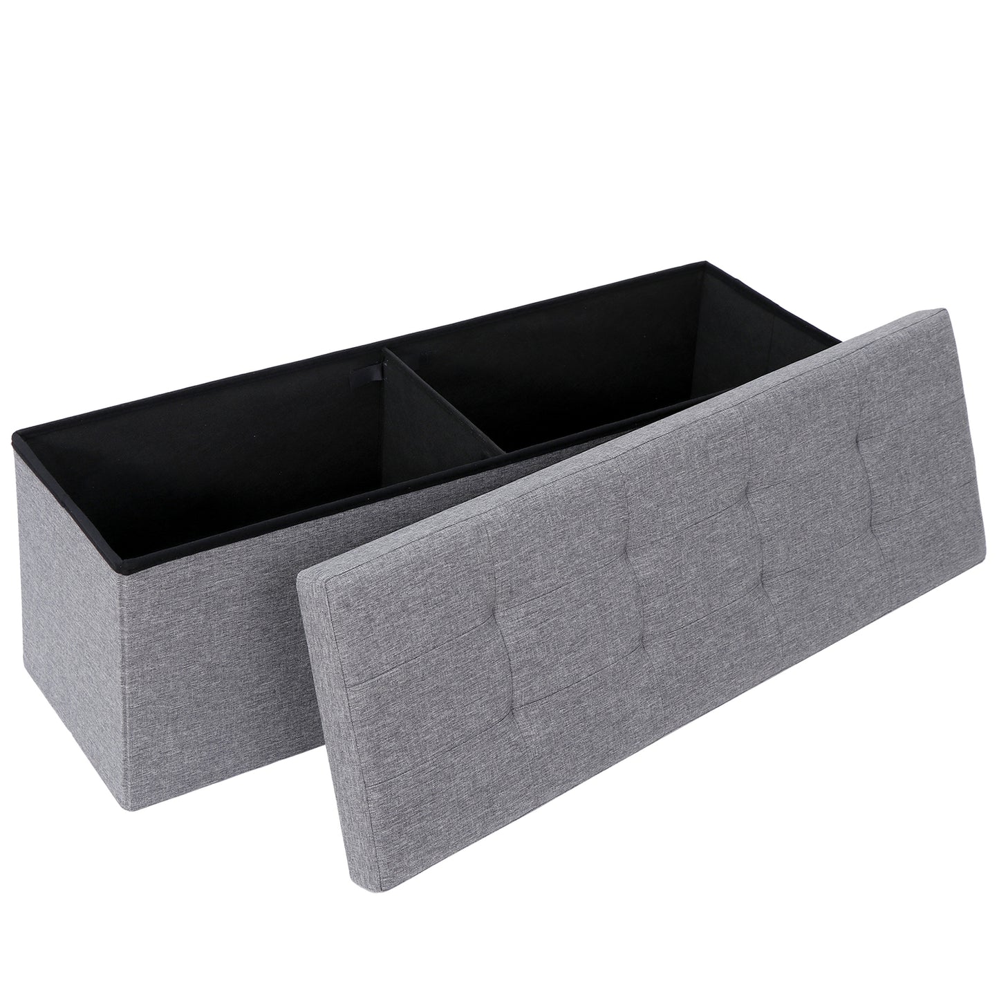 Storage Ottoman Bench Foot Rest Stool for Bedroom Entryway Living Room
