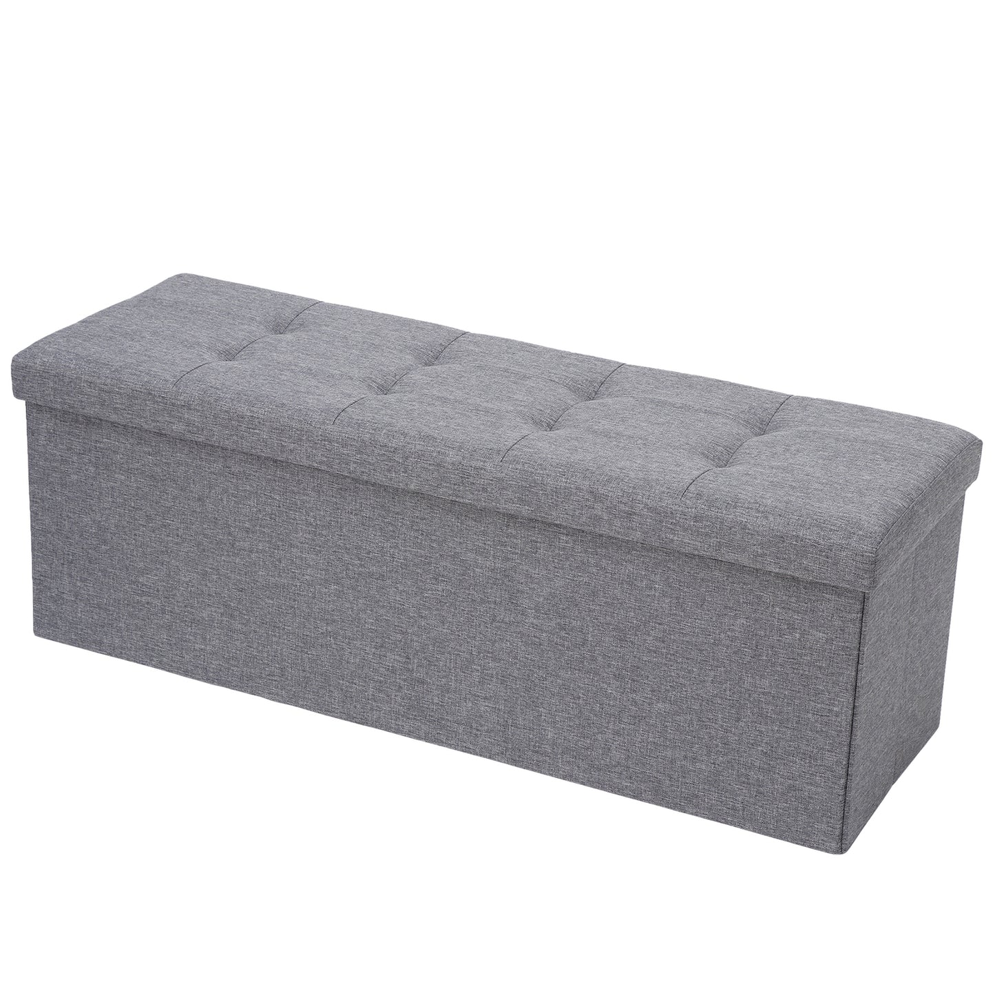 Storage Ottoman Bench Foot Rest Stool for Bedroom Entryway Living Room