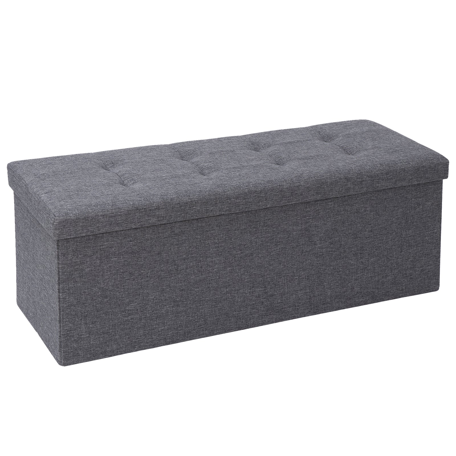 Storage Ottoman Bench Foot Rest Stool for Bedroom Entryway Living Room