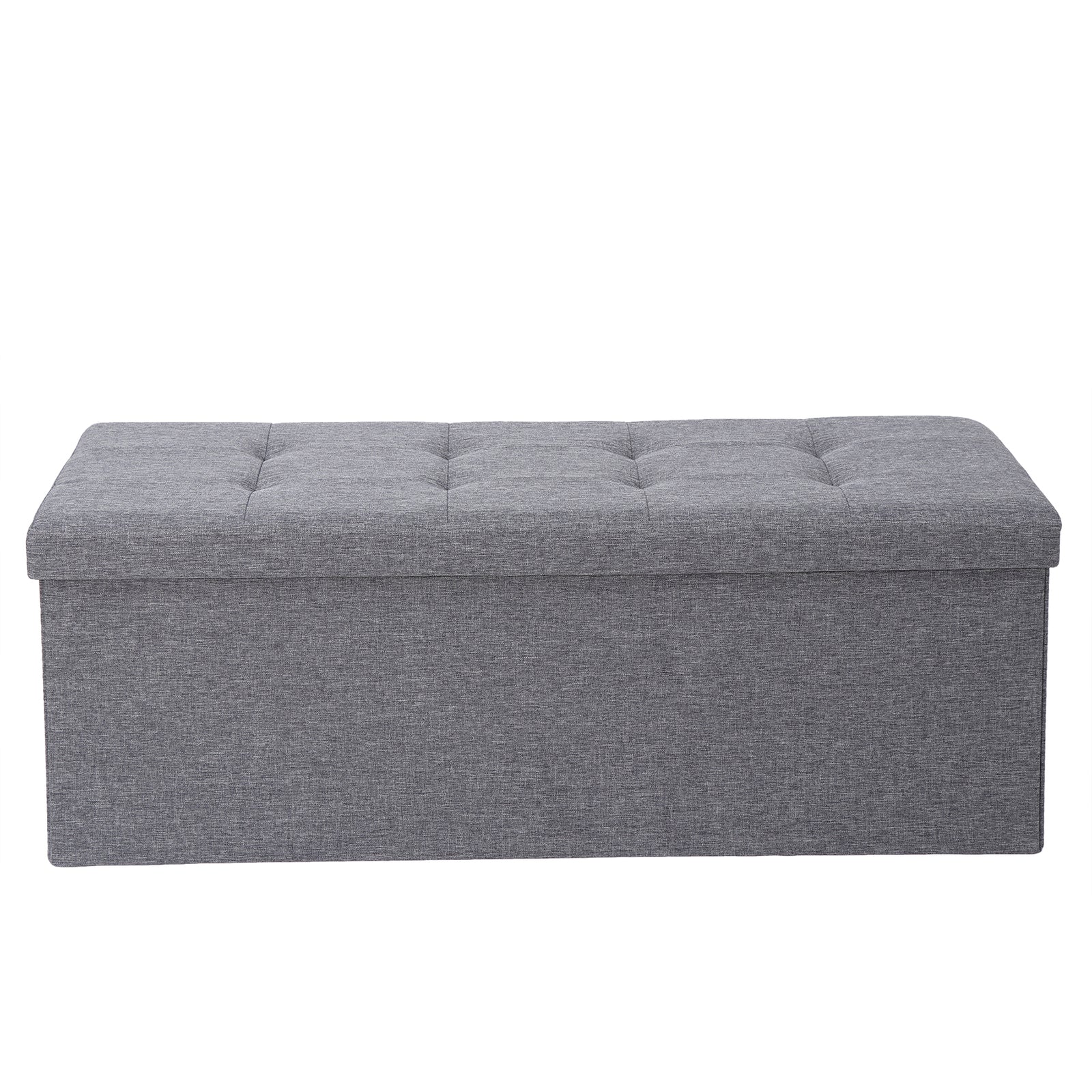 Storage Ottoman Bench Foot Rest Stool for Bedroom Entryway Living Room