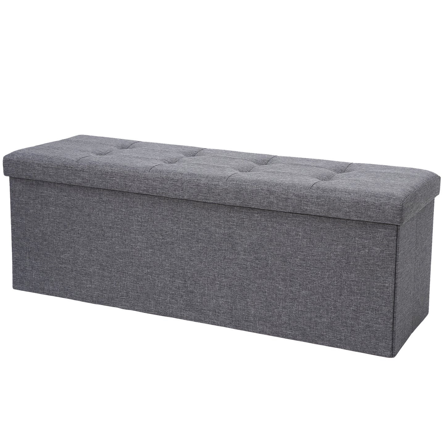 Storage Ottoman Bench Foot Rest Stool for Bedroom Entryway Living Room