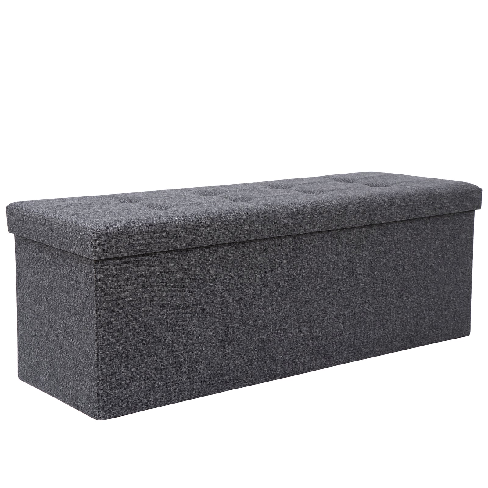 Storage Ottoman Bench Foot Rest Stool for Bedroom Entryway Living Room