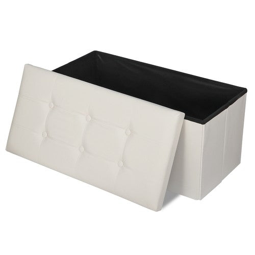 Storage Ottoman Bench Foot Rest Stool for Bedroom Entryway Living Room