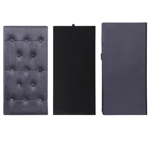 Storage Ottoman Bench Foot Rest Stool for Bedroom Entryway Living Room