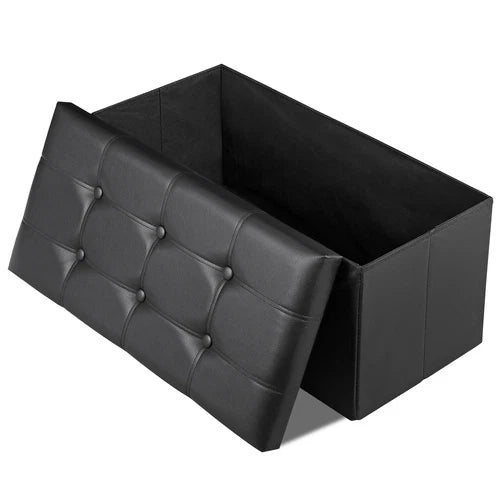 Storage Ottoman Bench Foot Rest Stool for Bedroom Entryway Living Room